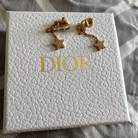 Rose gold Dior earrings - Picture 1 of 5